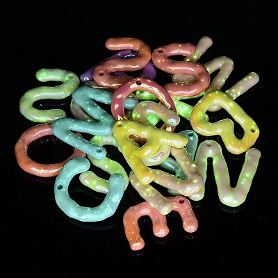 Непрозрачные акриловые подвески с УФ-покрытием OACR-A027-13-1