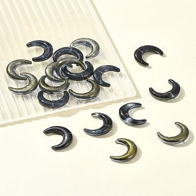 20 шт. градиентные цветные бусины ручной работы в технике лэмпворк LAMP-FS0001-18E-1