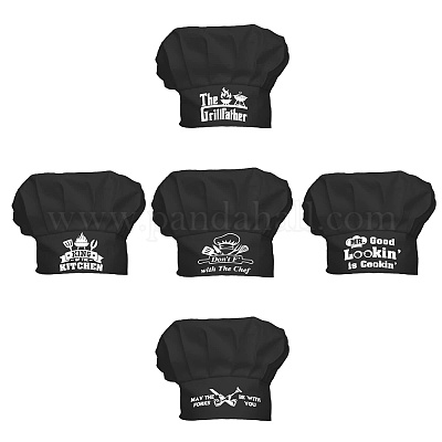 Хлопковые поварские колпаки AJEW-WH0242-012-1