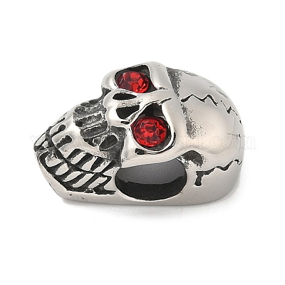 Европейские бусины из нержавеющей стали 304 STAS-S183-03AS-1