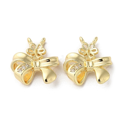 Латунные микро проложить кубического циркония подвески KK-F862-16G-1