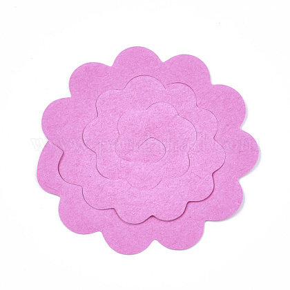 DIYの花のクイリングペーパー  DIY折り紙紙手工芸品  ミックスカラー  52~75x52~69mm  20個/袋 DIY-T002-01-1