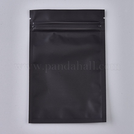 Bolsas de plástico con cierre de cremallera de color sólido OPP-P002-B06-1