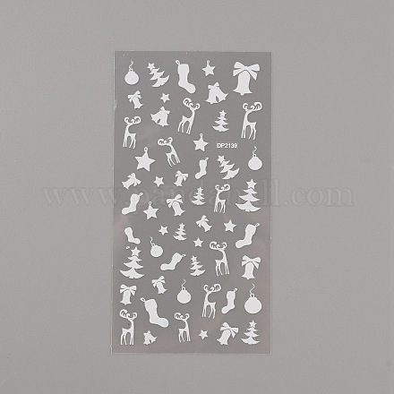 Рождественские самоклеящиеся праздничные наклейки для домашних животных DIY-WH0349-80C-02-1