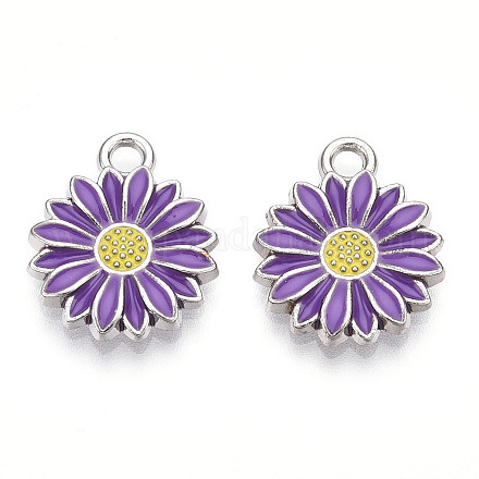 Подвески из эмали и сплава&nbsp;ENAM-A139-05P-02-1