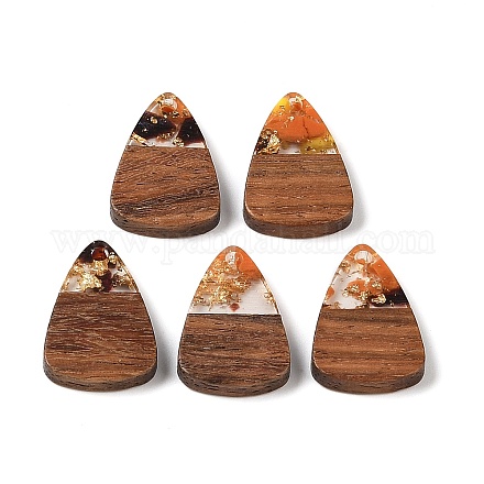 Подвески из смолы и дерева WOOD-S061-02N-1