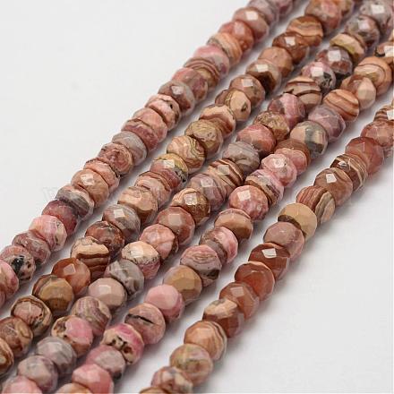 Chapelets de perles en rhodochrosite naturelle G-P243-22-S-1