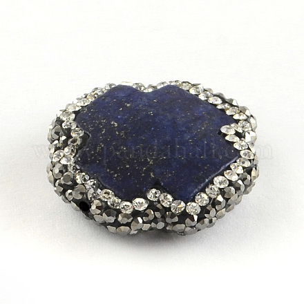Cross Natural Lapis Lazuli Beads G-F293-41-1