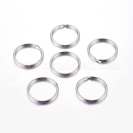304 Surgical Stainless Steel Split Key Rings X-J0RBB011-1