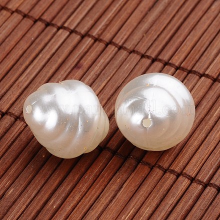 Acrylic Imitation Pearl Beads OACR-O002-4758-1