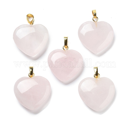 Природного розового кварца подвески G-G956-B05-G-1