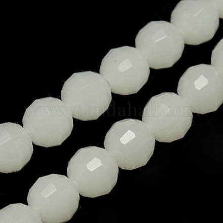 Imitation Jade Glass Beads Strands GLAA-E009-10mm-01-1