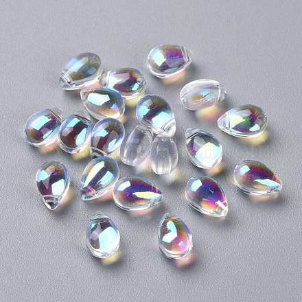 Transparent Glass Beads X-GGLA-M004-05A-01-1