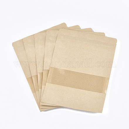 Resealable Kraft Paper Bags OPP-S004-01A-1