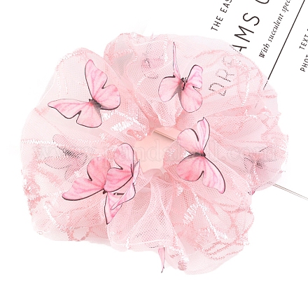 Бабочка атлас лицо эластичные аксессуары для волос PW-WGC724A-02-1