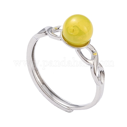(vendita di fabbrica di feste di gioielli) anelli regolabili in ottone RJEW-K231-A06-1