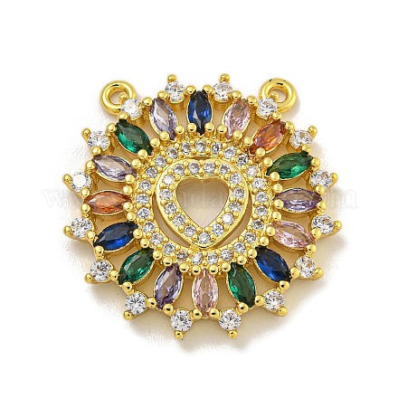 Стойки обшивки латунь микро проложить Циркон подвеску KK-C074-26G-1