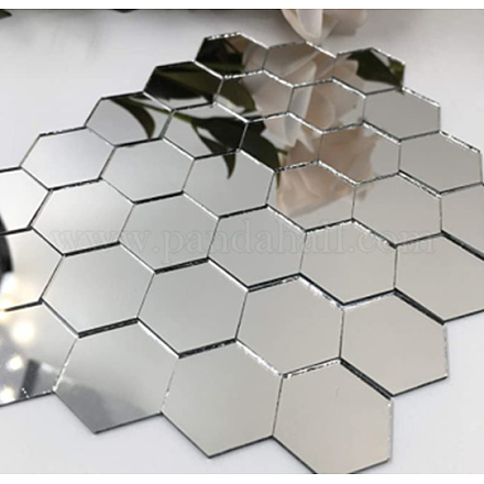 Стеклянная мозаика зеркальная плитка DIY-WH0181-03-1