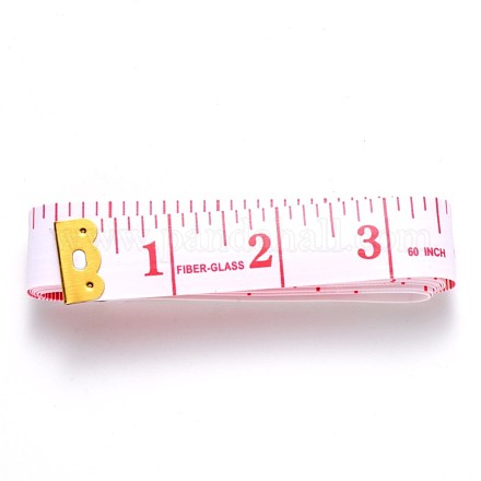 ソフト巻尺  ダブルスケール  減量のために  測定縫製テーラークラフト  サクランボ色  20x0.5mm  測定範囲：1インチ〜60インチまたは1cm〜150cm  1連売り/箱 TOOL-Q026-01-1
