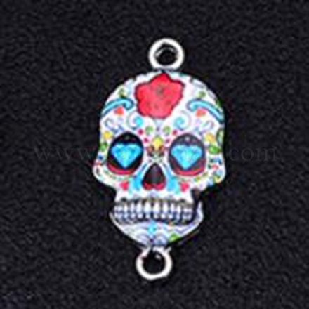 Соединители звеньев сплава эмали ENAM-WH0054-05-1