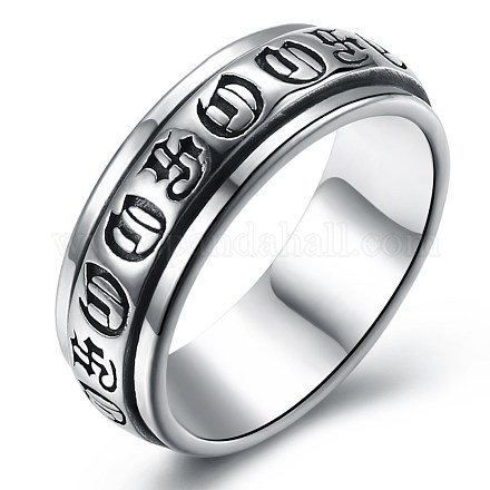 Nueva moda tailandesa anillos de plata 925 esterlina RJEW-BB33683-8-1