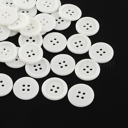4-Rondelle botones de plástico BUTT-R034-040-1