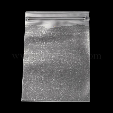 透明なプラスチックジップロックバッグ  再封可能な包装袋  長方形  透明  13.2x9x0.15cm  片側の厚さ：2.9ミル（0.075mm） OPP-Q005-01E-1