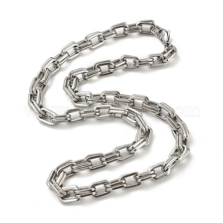 201 collar de cadena de eslabones Boston de acero inoxidable. STAS-Z056-06P-1