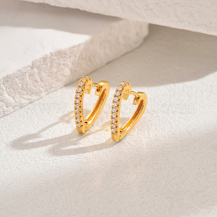 Классические модные латунные серьги-кольца для женщин PJ2124-2-1