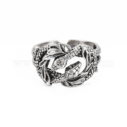 Мужское кольцо-манжета из змеиного сплава RJEW-N029-099-1