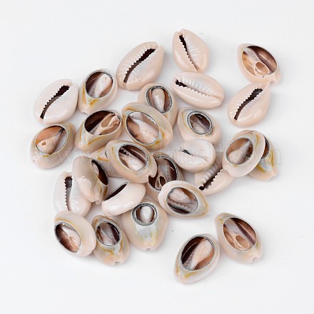Perles de coquillage cauri naturelles BSHE-S053-1