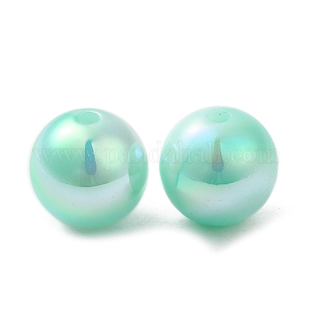 Perles en plastique ABS irisées RESI-Z015-03D-1