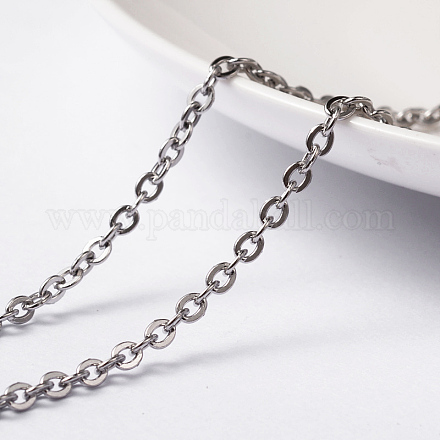 304 Stainless Steel Cable Chains CHS-L014-16P-1