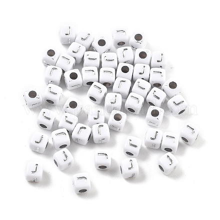 Непрозрачные акриловые бусины OACR-D282-06J-1