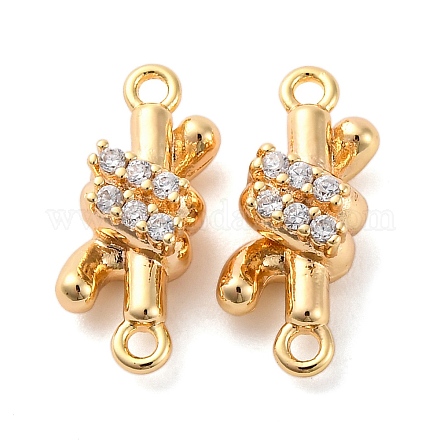 Messing Strass Anhänger&nbsp;KK-E793-21G-1