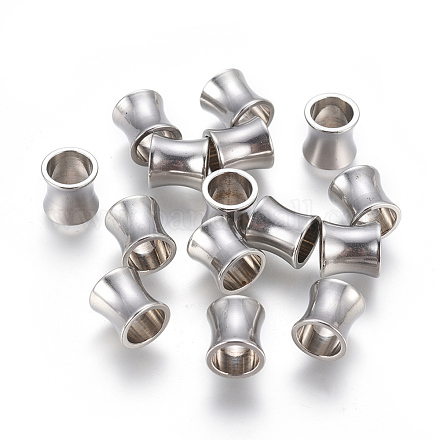 201 Stainless Steel Large Hole Column Beads STAS-Q175-01-1