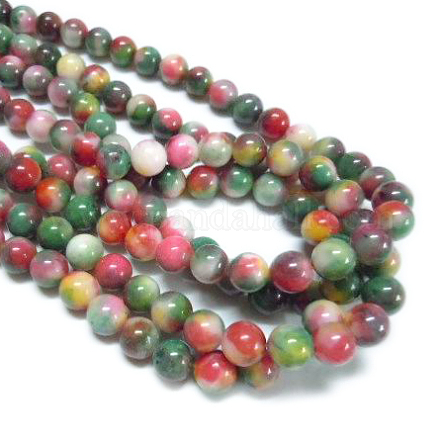 Jade Beads Strands G-D264-14mm-XH04-1