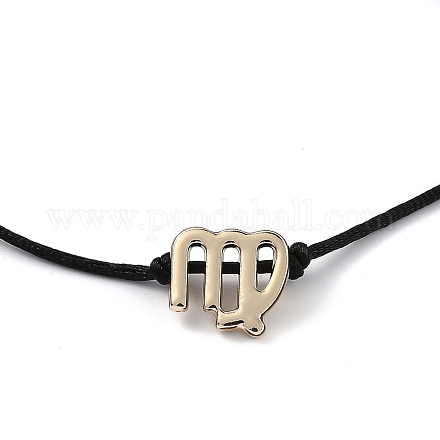 Bracelets coulissants réglables en cordon de polyester BJEW-H540-A02-G-1