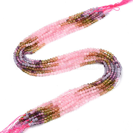 Природных драгоценных камней смешанного бисер нитей&nbsp;G-D080-A01-02-09-1