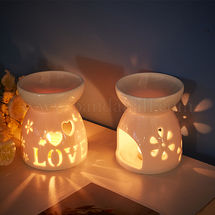 1шт керамический подсвечник масляная горелка DJEW-GF0001-32A-1