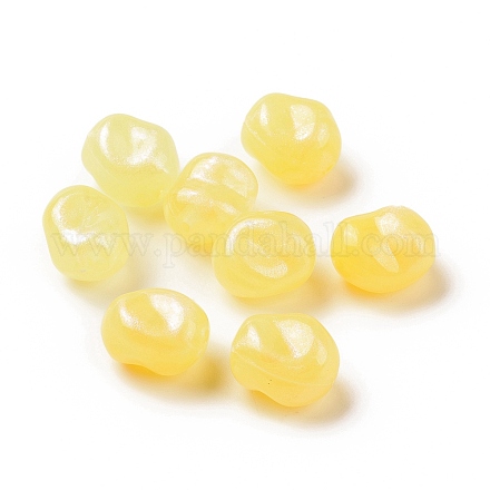 Opaque Acrylic Beads OACR-C013-10E-1