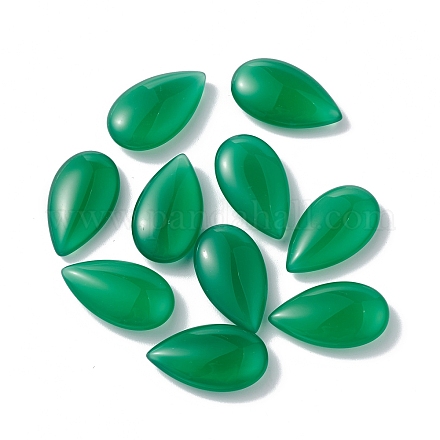 Natürliche grüne Onyx Achat Perlen G-F741-01B-02-1