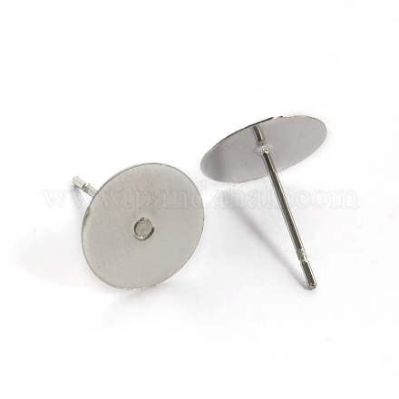 Accessoires des clous d'oreilles en 304 acier inoxydable STAS-G170-04P-1
