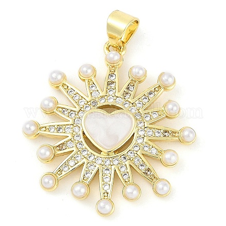 Покрытие стойки латунь микропаве прозрачные подвески из кубического циркония KK-P287-46A-G-1