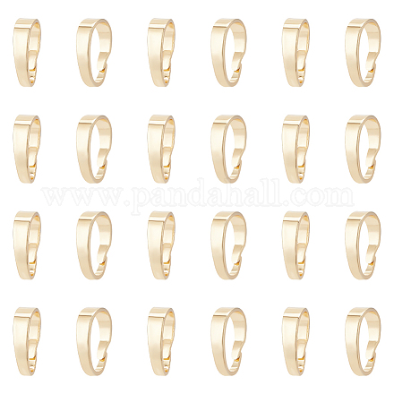 120 шт. латунные защелки на дужках KK-BC0013-68G-1
