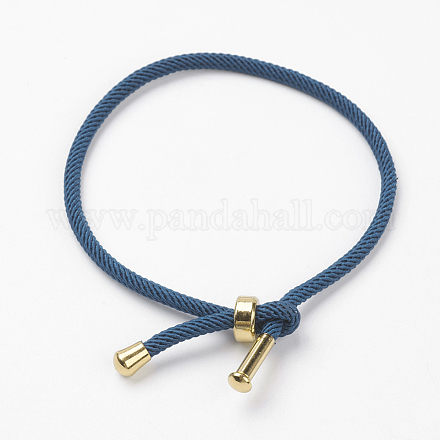 Bracelet en coton avec cordon torsadé MAK-L012-07-1