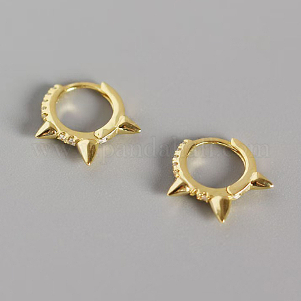 S925 серьги-кольца из стерлингового серебра в стиле панк с заклепками OS2766-1-1