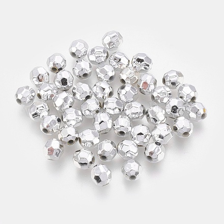 Perles en plastique ABS KY-G008-6mm-S-1