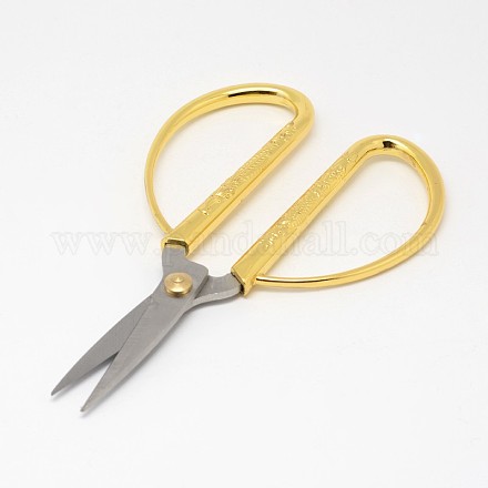 Embossed with Dragon and Phoenix Pattern Stainless Steel Scissors TOOL-N004-01B-1