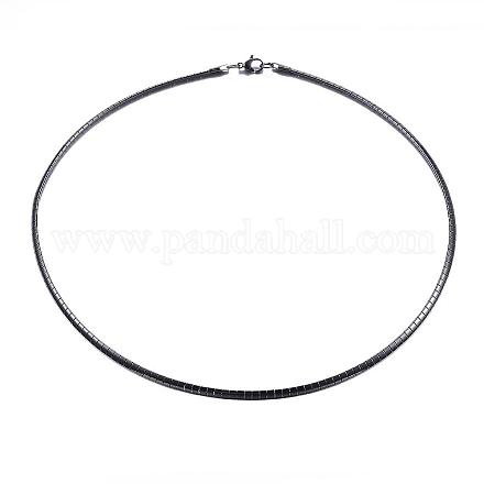 304 Stainless Steel Necklaces NJEW-E080-06B-1